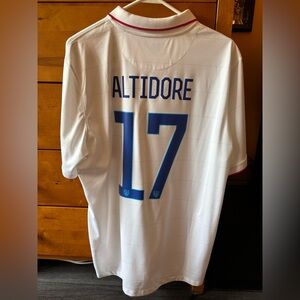 USA AUTHENTIC Soccer Jersey ALTIDORE #17 (XL)